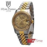 ราคา O P Olym Pianus นาฬิกาข้อมือผู้ชาย Sportmaster Automatic สายสแตนเลส รุ่น 89322AM ขอบตัวเรือนประดับพลอย (19457448494)
