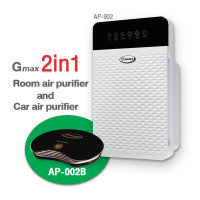 ราคา ซื้อ 1 แถม 1 Gmax เครื่องฟอกอากาศ รุ่น AP 902 แถมฟรี เครื่องฟอกอากาศในรถยนต์ รุ่น AP 001 AP 002 รับประกัน1ปี (10567433487)