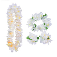 ราคา ชุดฮาวาย ชุดระบำฮาวาย กระโปรงฮาวาย กระโปรงฮูลาฮูล่า กระโปรงเชือกฟางฮาวาย กระโปรงเชือกฟาง ฮาวาย สร้อยดอกไม้ Hawaii Dancer Fancy Party Prop Costume Flower Mal (8182726776)