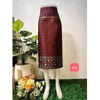 ราคา ผ้าถุงป้ายตะขอไหมสังเคราะห์ ไหมลาวแบบสั้น ผ้าซิ่นไหมลาวแบบสั้น ผ้าถุง (21085901482)