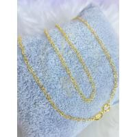 ราคา สร้อยคอทองคำแท้ 9K อิตาลี ลายโซ่โอ 1 8 มิล (20772581633)