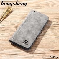 ราคา HENGSHENG ผู้ชายกระเป๋าสตางค์วินเทจหนัง PU F Rosted ยาวกระเป๋าสตางค์เหรียญกระเป๋า Hombre ผู้ชายกระเป๋าชาย ID ผู้ถือบัตรกระเป๋าเงิน (16609303499)
