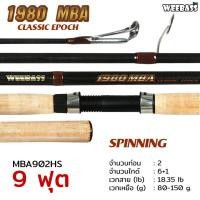 ราคา คันเบ็ดตกปลา WEEBASS ROD คันเบ็ด รุ่น 1980 MBA คัน2ท่อน คันหน้าดิน ตันตกหน้าดิน (4306932250)