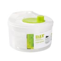 ราคา HHsociety ตะกร้าล้างผัก ที่ล้างผัก กะละมังล้างผัก ที่สลัดน้ำออกจากผัก แบบมือหมุน รุ่น RJ 01 (20791913820)