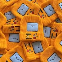 ราคา Adventure TimeกับFinnและJakeฤดูใบไม้ร่วงและฤดูหนาวถักหมวกอบอุ่นและหนาการ์ดดวงดาวเดียวกันหน้ายิ้มเย็บปักถักร้อยนักเรียนหมวกสัตว์ป่า (7388158943)