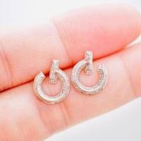 ราคา พร้อมส่ง ต่างหูทิฟฟานี T เพชรแท้ ทองคำแท้9K ทอง37 5 เพชรแท้น้ำ100 เบลเยี่ยมคัต 9KPE1227 (19616936207)