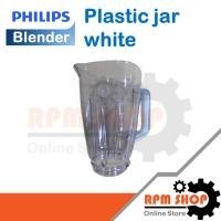 ราคา Plastic jar white โถปั่นน้ำพลาสติกอะไหล่แท้สำหรับเครื่องปั่น PHILIPS รุ่น HR2225 HR2226 300005676171 (12488014435)