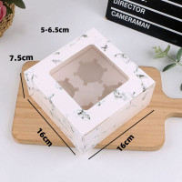 ราคา พร้อมส่ง แพค 10 20 50 ใบ กล่องคัพเค้ก กล่องขนมเบรก snack box 1 2 4 6 ชิ้น แบบไม่มีหูหิว แถมฟรีถาดหลุมใส่คัพเค้กภายในกล่อง เฉพาะ รุ่น 2 4 6 ช่อง (20053008451)