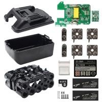 ราคา กล่องแผงวงจรป้องกันการชาร์จเคสแบตเตอรี่ลิเธียมไอออน BL1830สำหรับ Makita 18V ฉลาก6 0Ah 3 0Ah ไฟ LED แสดงสถานะแบตเตอรี่ BL1860 (20343643463)