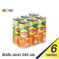 ราคา ลิปตัน ไอซ์ที พีช ชาปรุงสำเร็จ ขนาด 245 มล แพ็ค 6 กระป๋อง (19055543587)