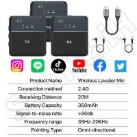 ราคา SanThaiH ไมค์ไร้สาย wireless ไมค์บลูทูธ ไมค์ติดเสื้อ ไมค์บลูทูธแท้ Wireless Microphone 2 4G ไมค์ไลฟ์สด สัมภาษณ์ บันทึกเสียง ลดเสียงรบกวน (17231080606)