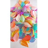 ราคา เลื่อมใบไม้ เลื่อมใบส้ม 100ชิ้น 500ชิ้น ใบส้มจิ๋ว ตกแต่งริบบิ้นเหรียญโปรยทาน งานประดิษฐ์DIY (16220645253)