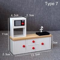 ราคา A5TG ของเล่นเด็ก โมเดลฉาก เล่นบ้าน อุปกรณ์ตุ๊กตา เฟอร์นิเจอร์จิ๋วตุ๊กตา ตกแต่งขนาดเล็ก ตู้ทีวี ตู้เสื้อผ้าโซฟาเบด (15287913754)