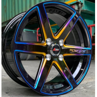 ราคา 4วง ล้อแม็กขอบ 15 ล้อแม๊กสำหรับรถเก๋งเล็กทั่วไป สีพิเศษ ไทเทเนี่ยม กว้าง 7 นิ้ว ออฟ 35 ส่งฟรี (21241888097)