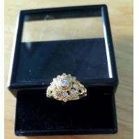 ราคา แหวนทับทิมตัวเรือนทองเหลือง งานไทยโบราณ แหวนทองเหลืองแบบโบราณประดับพลอยหลากสีตามวันเกิด BR 19 (15940130177)