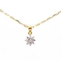 ราคา Happy Jewelry จี้ดอกพิกุล เล็กๆ ทองแท้ 9k 37 5 เพชรเกสร PD103 (19898589662)