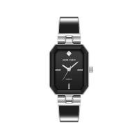 ราคา Anne Klein AK 4163BKSV Womens นาฬิกาข้อมือผู้หญิง Black Silver Tone (20956177684)