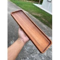ราคา ถาดซูชิไม้ 40x12cm จานซูชิ ถาดซูชิ จานเบิร์นซูชิ ถาดยาวไม้ ถาดไม้ จานยาว (21152540846)