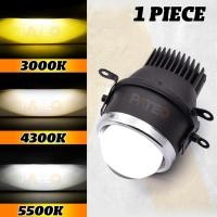 ราคา ไฟตัดหมอกไฟ LED Bi 3นิ้วสปอร์ตไลท์อเนกประสงค์3สีในหนึ่งไฟตัดหมอกกันน้ำ LED ของเลนส์โปรเจคเตอร์ไฟขับรถอุปกรณ์เสริมรถยนต์ (20585985020)