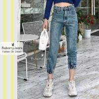 ราคา พร้อมส่ง BabarryJeans ยีนส์ทรงบอยเฟรน วินเทจ เอวสูง ปลายขาจั๊ม ผ้ายีนส์ไม่ยืด ยาว 33 5 นิ้ว สีฟอก (18113405565)