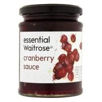 ราคา Waitrose Essential Cranberry Sauce 305g เวทโทรส เอสเซนเชี่ยล ซอสสำหรับราดอาหาร รสแครนเบอร์รี่ (7795515285)