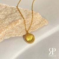 ราคา URPALSสร้อยพร้อมจี้ 12 ราศี ทรงกลม สร้อยสแตนเลสชุบทองแท้ 18K ทนน้ำ ทนเหงือ ไม่ลอก ไม่ดำแน่นอน (19473550326)