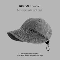 ราคา Topi Bucket ฮิปฮอปสำหรับผู้หญิงหมวกหน้าร้อนลำลองย้อนยุคแนวแฟชั่นหมวกชาวประมงผู้หญิงหมวกคาวบอยเกาหลีสำหรับผู้ชาย (18603496253)