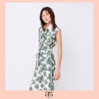 ราคา asv ss23 Dahlia Sleeveless Shirt เสื้อเชิ้ตผู้หญิง แขนกุด แต่งกระเป๋าหน้า แต่งกุ๊นผ้าซาตินด้านหน้า แต่งระบาย แต่งกระดุมทอง ผ้าแจ็คการ์ดทอลายดอกไม้ (19108848301)