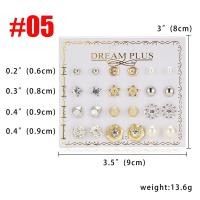 ราคา ต่างหูสตั๊ดผสมชุด12คู่แฟชั่นเกาหลีต่างหูเพทายเลียนแบบมุกหูเพชรของขวัญโรงงานขายส่ง (13837662124)