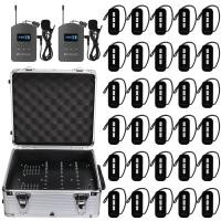 ราคา Retekess TT112ระบบไกด์นำเที่ยวไร้สายอุปกรณ์ตีความสำหรับการฝึกอบรมการสอนทัวร์ 2เครื่องส่งสัญญาณ30รับ32 Slot ชาร์จกรณี (16723900365)