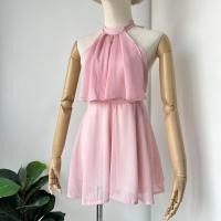 ราคา Demi dress เดรสโชว์หลัง เดรสผูกคอ เดรสผูกโบว์ เดรสออกงาน เดรสผ้าวิ้งค์ JILALIN BKK (17519166960)