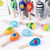 ราคา LIQU Mini Wood Festival Maracas Toys Wooden Maracas Festival Painting Wooden Carnival Maracas สุ่มสี (16530785862)