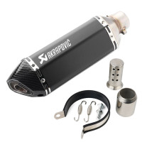 ราคา ท่อรถมอไซค์ ท่ออาคาโปวิค ใส่คอ 2 นิ้ว ท่อกระป๋องท่อท่อไอเสีย Akrapovic Mufflerมีจุกลดเสียงปลายท่อHonda Yamaha Suzuki Kawasaki และรุ่นอื่นๆ (9008653299)