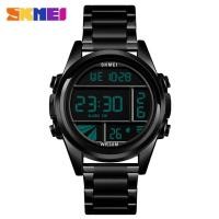 ราคา COD ส่งทั่วไทย นาฬิกา นาฬิกาข้อมือ แบรนด์ SKMEI 1448 นาฬิกา นาฬิกาข้อมือผู้ชาย นาฬิกาลำลอง ใส่ได้ทั้งผู้ชายผู้หญิง สายสแตนเลส แสดงผลดิจิตอ (666912577)