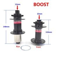 ราคา Novatec BOOST Hub D041SB D042SB MTB ฮับจักรยานด้านหน้า15X11 0มม ด้านหลัง12X148mm ดุมล้อจักรยาน4แบริ่ง32รูสำหรับ8 9 10 11สปีดจักรยานเสือภูเขา MTB (11070830271)