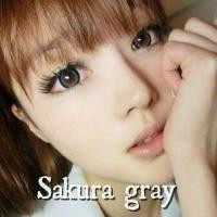 ราคา คอนแทคเลนส์ Sakura Gray Brown ยี่ห้อ Gaezz Secret ค่าสายตาปกติ (16192966560)