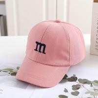 ราคา หมวกเบสบอลสำหรับเด็กชายเด็กหญิงหมวกมีที่บังแดดปักลายตัวอักษร M หมวกเด็กปรับได้หมวกกันแดดสำหรับเด็ก (13697801453)