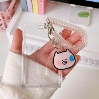 ราคา Card Holder Photo Holder Transparent Card Holder Credit ID Card Holder Cute Card Holder Wrist Coil Keychain Wrist Coil (20213541814)