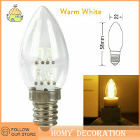 ราคา Shao E12หลอดไฟ LED เชิงเทียน4หลอด LED candle Lamp 0 8W Light WARM Cold White (20309857805)