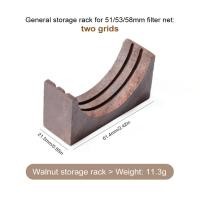 ราคา Coffee Filter Screen Holder Walnut puck screen stand holder for 58mm 53mm 51mm screens (20614309907)