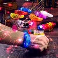 ราคา ไนท์คลับสร้อยข้อมือเรืองแสง LEDสร้อยข้อมือซิลิโคนเรืองแสงเสียงสั่นสร้อยข้อมือเรืองแสงสำหรับงานวันเกิดปาร์ตี้ (11914172802)