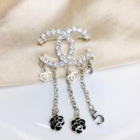 ราคา เข็มกลัดติดเสื้อ ราคาถูกปลีกส่ง New Double Drain Diamond Small Fragrant Cc Accessories High (15823991524)