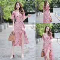 ราคา มินิเดรสก้านแก้ว สุดปัง อกไขว้ (17617480970)
