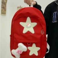 ราคา กระเป๋าเป้สะพายหลังทำจากไนลอนสำหรับนักเรียนลาย Hello Kitty Star กระเป๋าเป้สะพายหลังน่ารัก (20460536573)