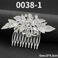 ราคา New Fashion Crystal Hair Accessories Hair Comb Head Jewelry Pearl Rhinestone Insert Comb Exquisite Jewelry (19163487783)