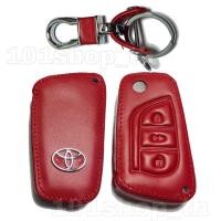 ราคา ซองหนังหุ้มรีโมทรถยนต์ Toyota Revo ซองรีโมท ปลอกหุ้มกุญแจโตโยต้า รีโว่ แบบกุญแจพับ (9895856905)