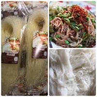 ราคา ขนมจีนเส้นสดอบแห้ง เส้นเล็ก เหนียวนุ่ม ขนาด 100กรัม (17333639479)