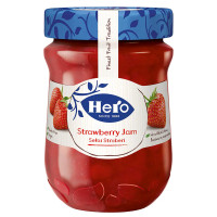ราคา ฮีโร่ แยม รส สตรอเบอร์รี่ 340 กรัม Hero Strawberry Jam 340g (20335406601)