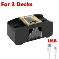 ราคา USB เครื่องสับไพ่อัตโนมัติ1 6สำรับไพ่ เครื่องสับไพ่ไฟฟ้าที่ใช้พลังงานจากแบตเตอรี่สำหรับแบล็คแจ็คเท็กซัสที่บ้านเที่ยวกลางคืนไพ่โป๊กเกอร์ (18706478209)
