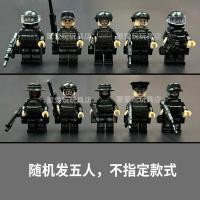 ราคา Compatible with LEGO building blocks military minifigure police tank series assembled special forces boy SWAT educational toys (20344143909)